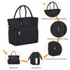 LARCISO Insulated Lunch Bag, Durable Lunch Tote Bag with Adjustable