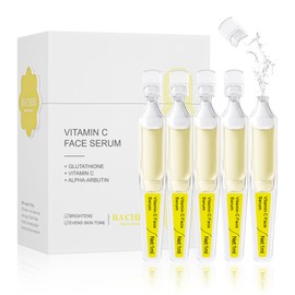 Sérum Facial De Vitamina C Con Glutatión, Ácido Hialurónico 4D Y Aloe Vera  Ampolla Ligera Iluminadora E Hidratante Para El Cuidado Diario De La Piel 