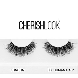 Cherishlook 3D Human Hair Eyelashes - 5packs (LONDON)