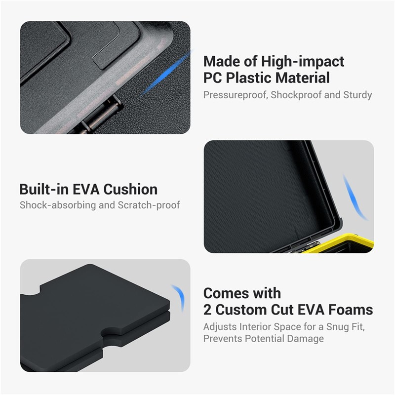 JJC 3.5 inch External Hard Drive Disk Case Portable Carrying