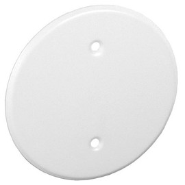 Garvin Industries White Ceiling Blank-Up Covers 5 Inch Diameter 1/4 Inch Edge Taper
