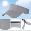 Marrywindix 1 Piece of Grey Sport Wear Athletic Visor Sun