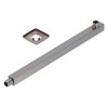 NPT1/2 Wall Mounted Shower Arm Brushed Concealed Stainless Steel Shower