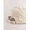 NEXT 100% Cotton Baseball Cap, cream