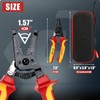 CRIPOP Insulated Wire Stripper and Cutter with Tool Storage Case,