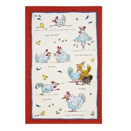 AE Hen Party Linen Tea Towel