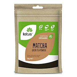Lotus Organic Matcha Green Tea Powder 70g