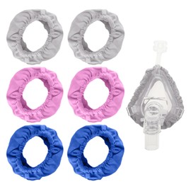 Pack of 6 Respirator Covers, Multicoloured Respiratory Mask Lining, Reusable Mask Covers, Respiratory Accessories, Respiratory Nose Mask, Cotton Cover