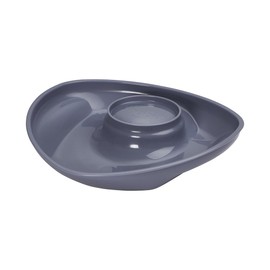 Vital Baby Nourish Power Baby Suction Weaning Plate 6m+, Deep Purple, Strong Suction, Easy Scoop Sides, Integrated Sauce Pot, EarthSmart Biodegradable, BPA-Free