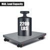 TESUMI Leveling Casters Wheels Set of 4, Heavy Duty 2200LBS