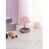 JSDDE Rose Quartz Crystal Tree Healing Crystals Stone Tree with