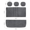 VarCozy Faux Leather Car Seat Covers Rear Set, Split Rear