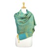 Paskmlna Paisley Jacquard Pashmina Shawl Wrap Scarf Stole, 018052, L
