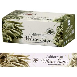 Green Tree Incense California White Sage - Box of 12 Sticks