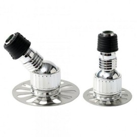 Backflow prevention washing machine drain trap 2 piece set (360 degree rotation type)