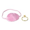 Pink Pirate Eye Patch w/Plastic Gold Earring Party Accessory (1