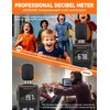 Decibel Meter, POROMETISTO SL01 Digital Sound Level Meter, 30-130dB SPL