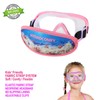 Swim Goggles Kids 6-14, Snorkeling Mask Fabric Strap,Youth Goggles Nose