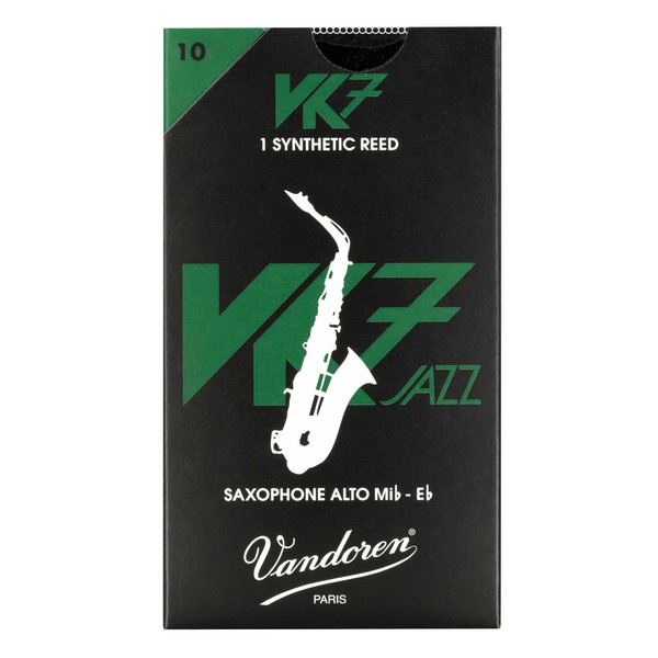 Vandoren VK7 Jazz Synthetic Alto Saxophone Reed, Strength 10