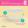 Elk and Friends Kids 6.7" Porcelain Plate Silicone Lids |