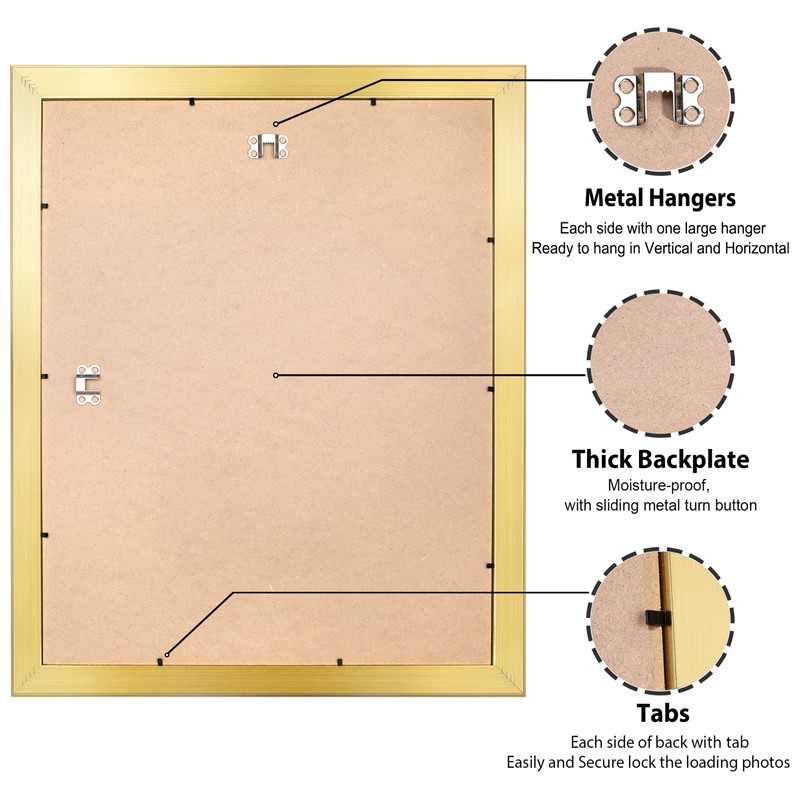 LaVie Home 20 x 27 Picture Frame, Large Poster Frame