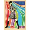 IN MOD WE TRUST Groovy 60s Retro Fashion Design MAGNET