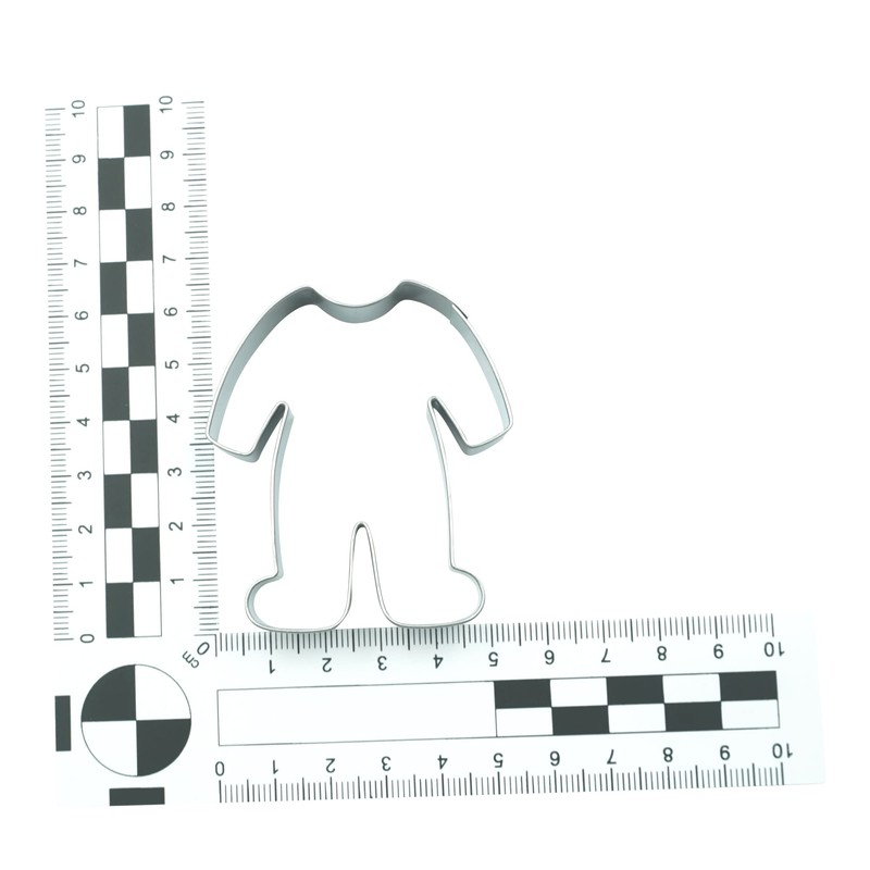 BekkiB - Set of 4 cookie cutters "Baby" - stainless