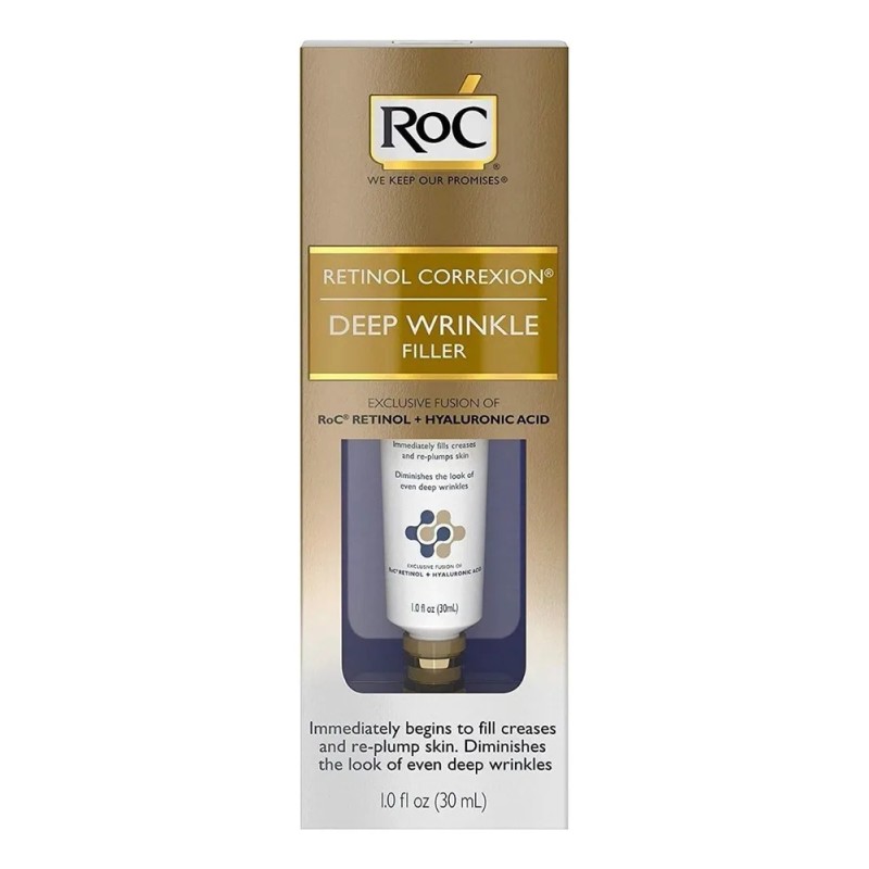 Crema Facial Antiarrugas RoC Retinol Correxion con Ácido Hialurónico 30ml