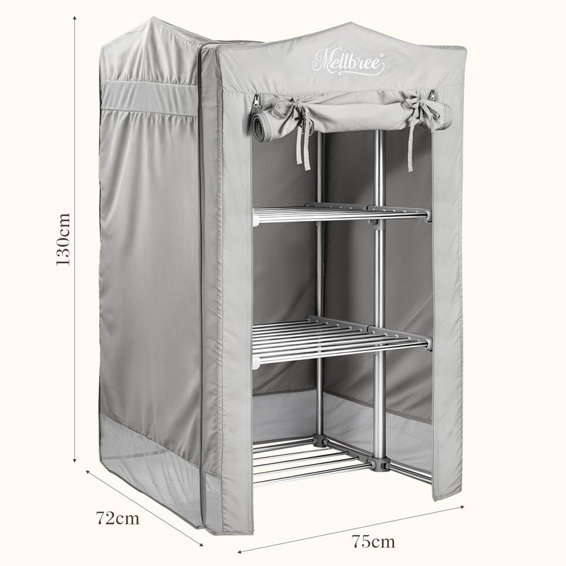 Mellbree Heated Airer Cover for DrySoon Deluxe 3-Tier Airer.