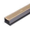 NDS 244 Spee-D Channel Drain Grate, Plastic, 4-1/8-Inch wide X