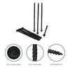 6 Inch Heavy-Duty Outdoor Wood Screws, 50Pcs Hex Head Deck