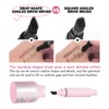VEECCI Angled Eyebrow Brush Pen - Waterproof Microblading Pencil for