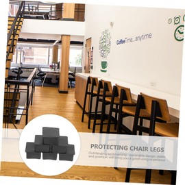 TEHAUX 20Pcs Chair Leg Caps Mute Floor Protectors for Hardwood Non Slip Furniture Sliders Furniture Leg Covers Scratch Resistant Pads for Chairs