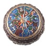 Vintage Music Box with 12 Constellations Rotating Goddess Twinkling LED