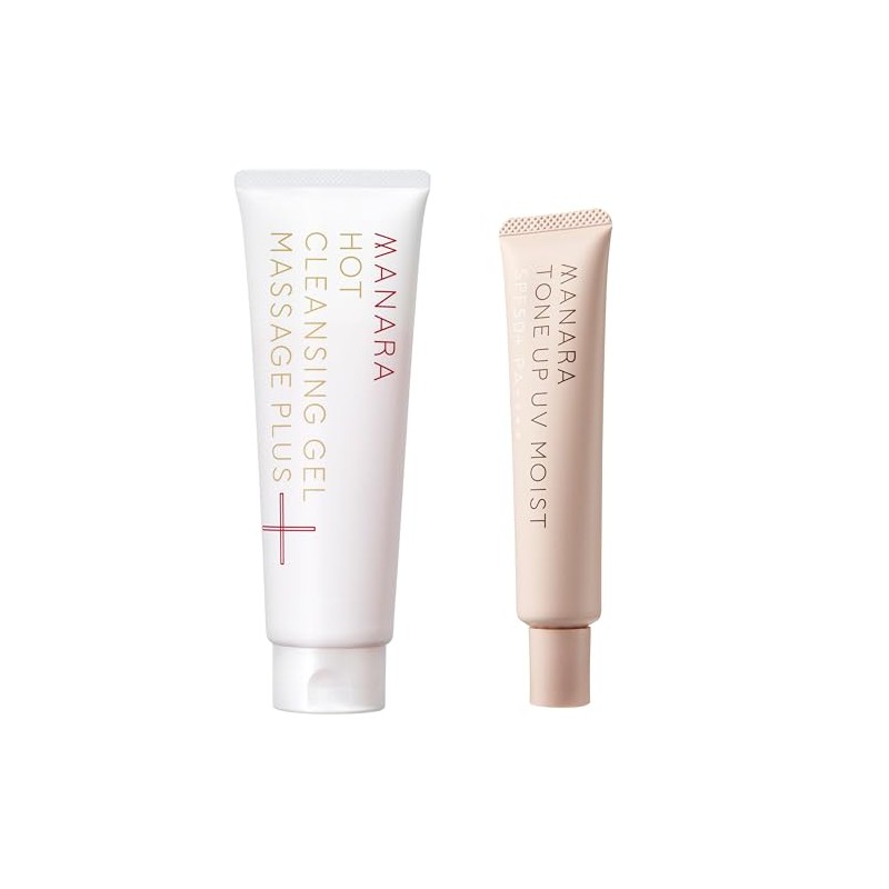 Manara Hot Cleansing Gel 200g & Tone Up UV Moist