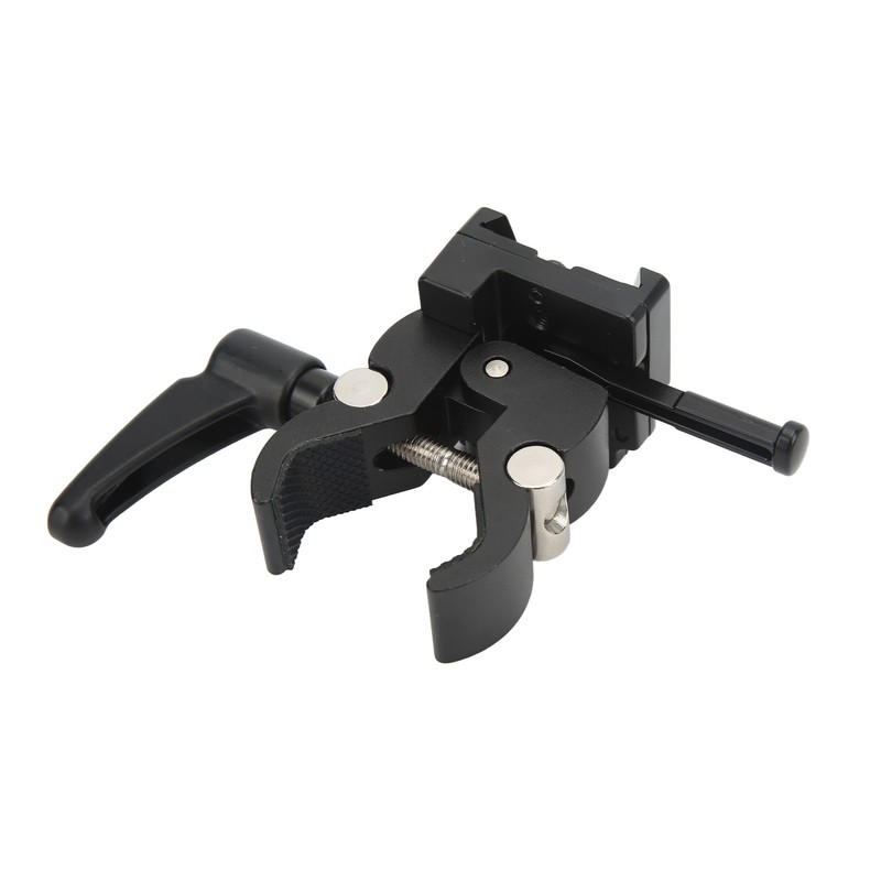 V Lock Battery Adapter with Crab Clamp Aluminum Alloy Mount