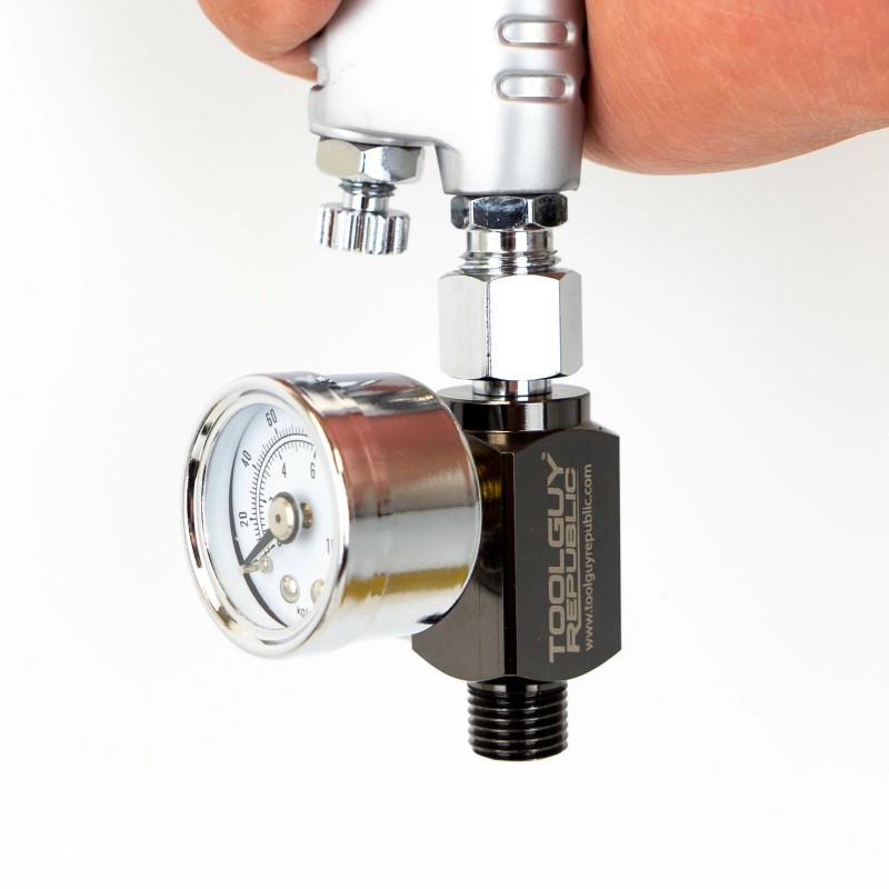 Tool Guy Republic Air Adjusting Regulator Valve with Pressure Gauge