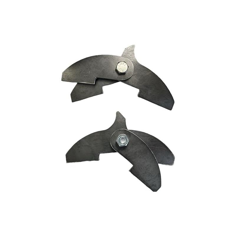 Heavy Duty BBQ Smoker Hinge Weld-On 3/16 Plate Steel (8