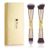 Brochas Duare Duo End Para Maquillaje En Polvo, Pulidor Y