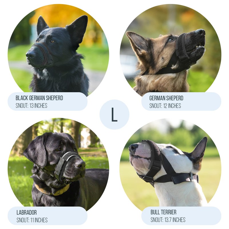 Gentle Muzzle Guard for Dogs - Prevents Biting and Unwanted