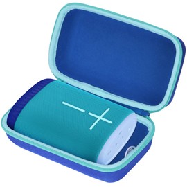Lebakort Storage Case Compatible with Ultimate Ears UE EVERBOOM Wireless Bluetooth Portable Speaker (Blue + Teal Case)