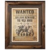 Wanted Poster: Wild Bunch Butch Cassidy Sundance Kid Custom Matted Framed (F9)