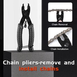 AiQInu Chain Riveter Bicycle, Bicycle Chain Tool Set, Bicycle Chain Rivet Tool, Chain Pliers Bicycle Chain Repair Set