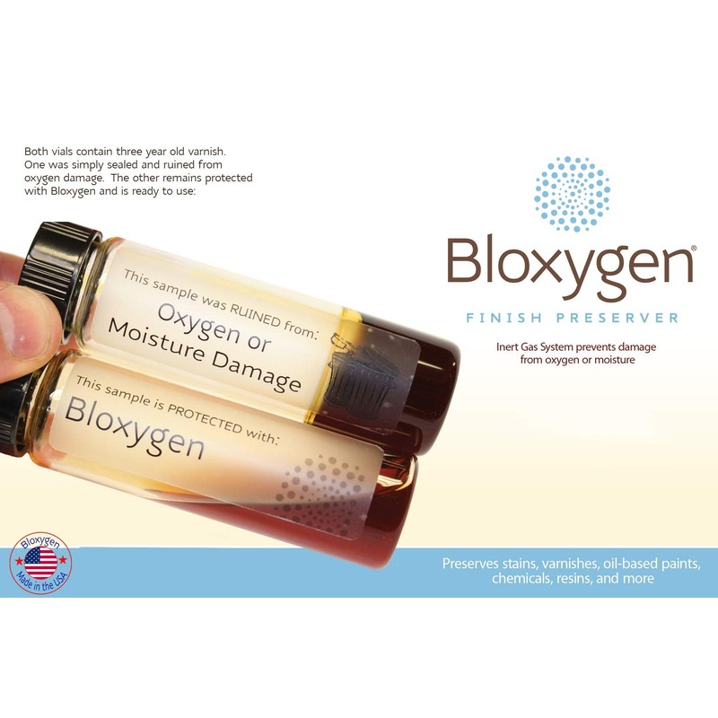 Bloxygen Preserver. Spray, Seal, and Store. 2 can Pack. Inert