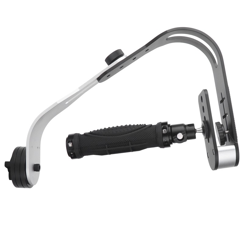 Handheld Video DSLR Camera Stabilizer Aluminum Alloy Bow Shape Stabilizer
