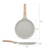 Bobikuke 8 inch Crepe Pan, Nonstick Pan for Crepes Omelette