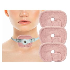 Paquete de 3 almohadillas para traqueostomía, cubiertas reutilizables para cánulas traqueales, apósitos para traqueostomía, almohadillas para sujetar cánulas traqueales, suministros para cánula