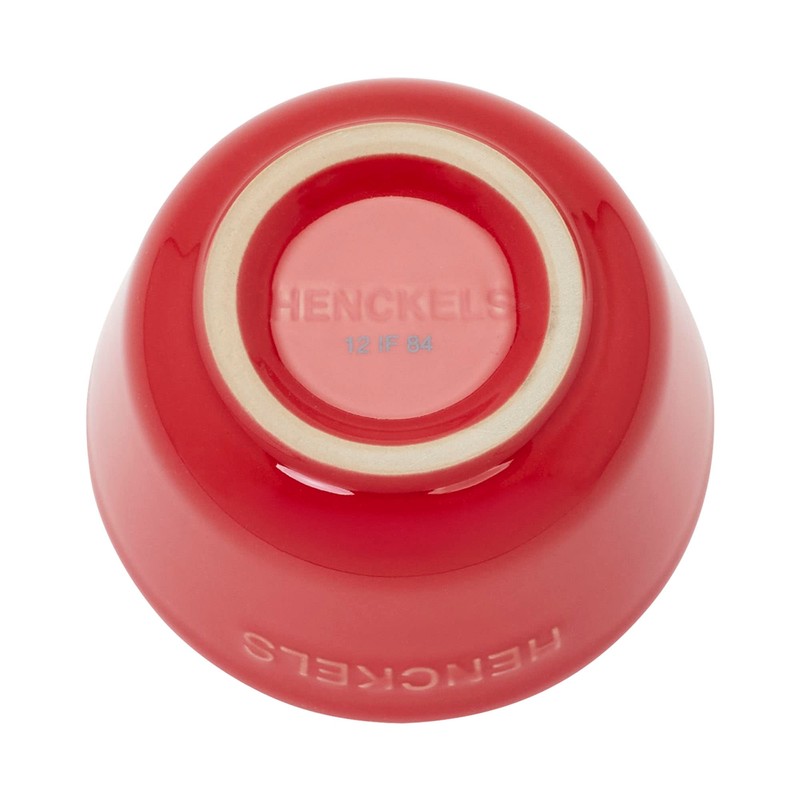 HENCKELS Ceramic 6-pc Round Ramekin Set - Cherry Red