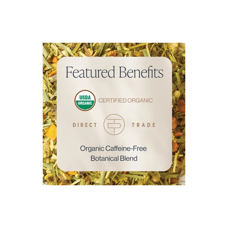 Rishi Tea Té De Hierbas Rishi De Cúrcuma Y Jengibre