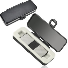 Lamborsafe Hard Carrying Case Only for Kardia Mobile 1L, KardiaMobile 1-Lead EKG Heart Monitor Case, Keep Clean and Protected (Black)